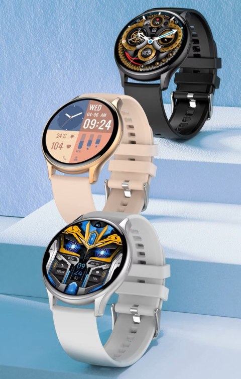 RUBICON Smartwatch Damski RUBICON RNCF11 Silver/Grey SMARUB242