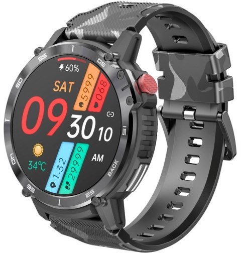 RUBICON Smartwatch Męski RUBICON RNCF08 Black/Moro SMARUB232