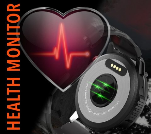 RUBICON Smartwatch Męski RUBICON RNCF08 Black/Moro SMARUB232