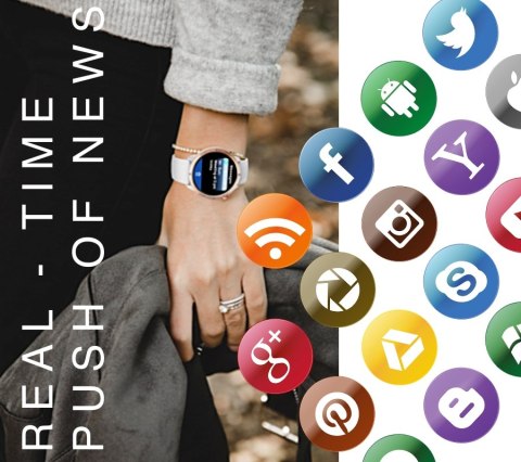 RUBICON Smartwatch Męski RUBICON RNCF14 Black SMARUB250