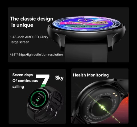 RUBICON Smartwatch RUBICON RNCF11 Black SMARUB240