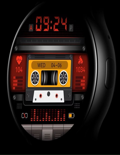 RUBICON Smartwatch RUBICON RNCF11 Black SMARUB240