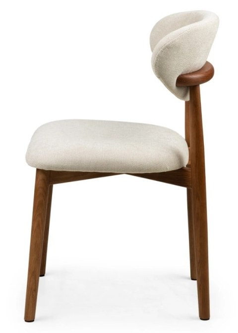 Lugano Krzesło tapicerowane LUCCA BEIGE fabric