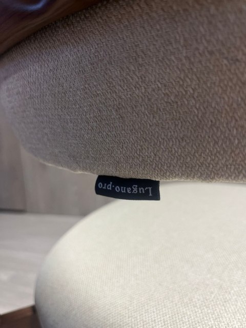 Lugano Krzesło tapicerowane LUCCA BEIGE fabric