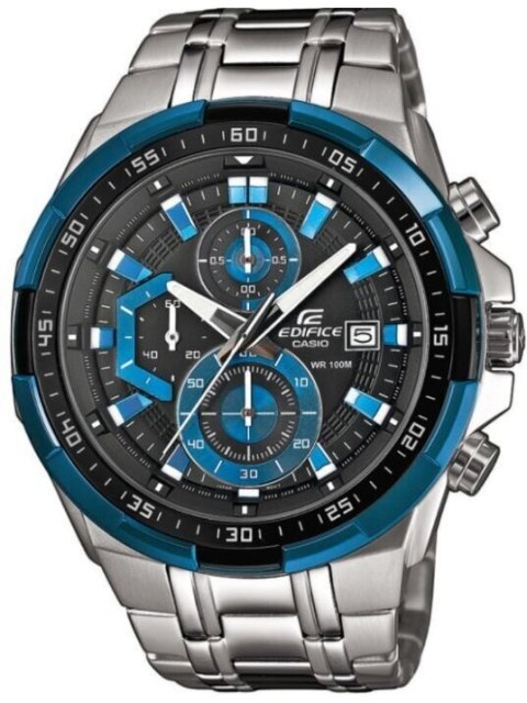 Casio ZEGAREK MĘSKI CASIO EDIFICE EFR-539D-1A2 - 10ATM (zd114b) + BOX
