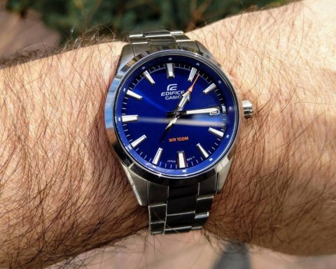 Casio Zegarek Męski Casio Edifice EFV-100D-2AVUEF + BOX