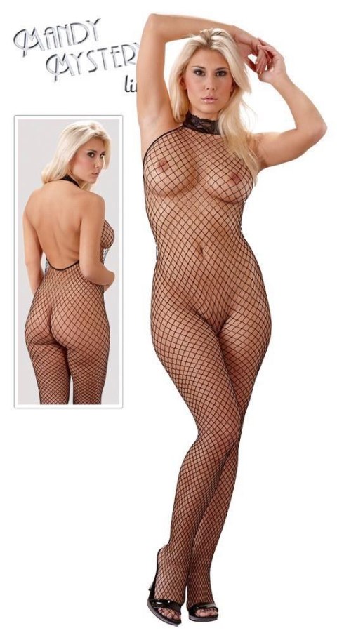 Bodystocking siatkowy NO:XQSE czarny S/M