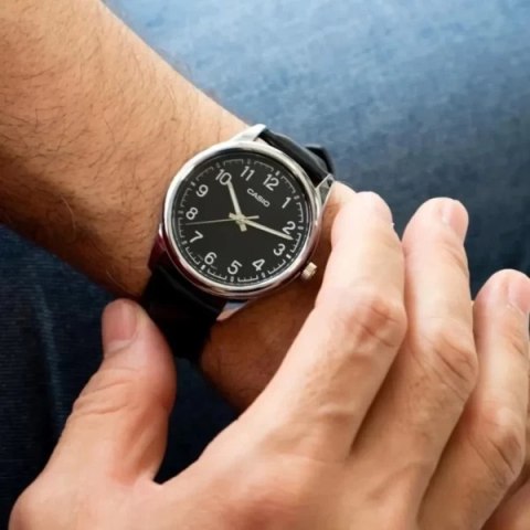Casio ZEGAREK MĘSKI CASIO MTP-V005L-1B4 + BOX (zd066g)