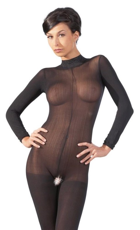 Bodystocking z koronkowym kołnierzem NO:XQSE M/L