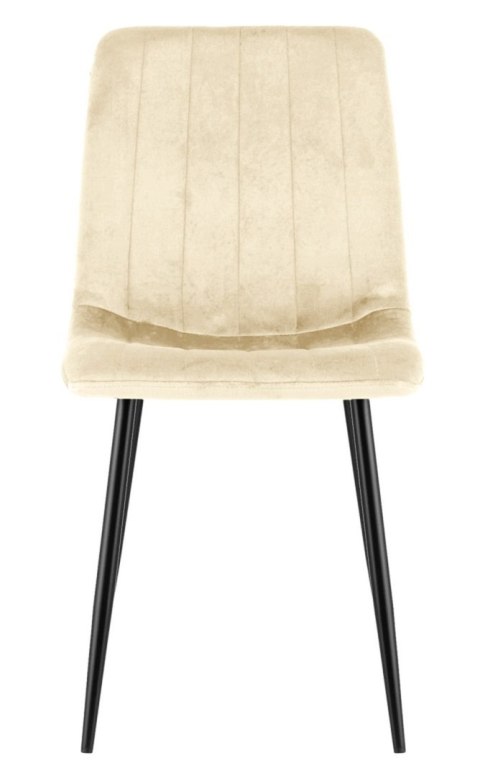 Lugano Krzesło tapicerowane AURORA VELVET BEIGE