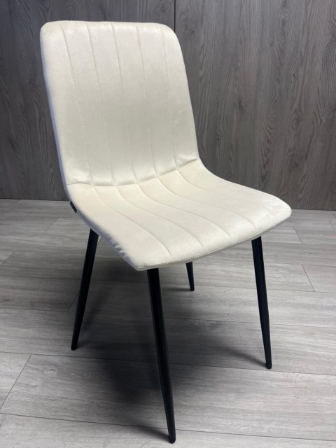 Lugano Krzesło tapicerowane AURORA VELVET BEIGE