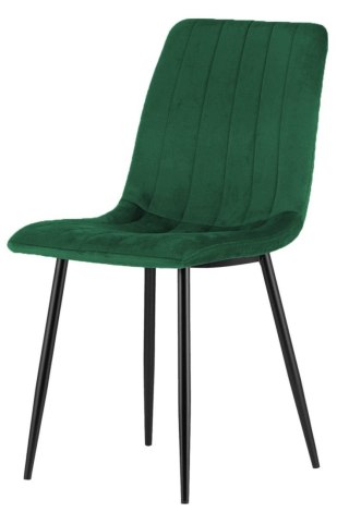 Lugano Krzesło tapicerowane AURORA VELVET GREEN