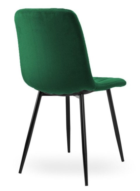 Lugano Krzesło tapicerowane AURORA VELVET GREEN