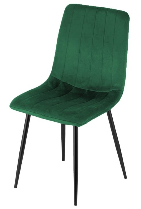 Lugano Krzesło tapicerowane AURORA VELVET GREEN
