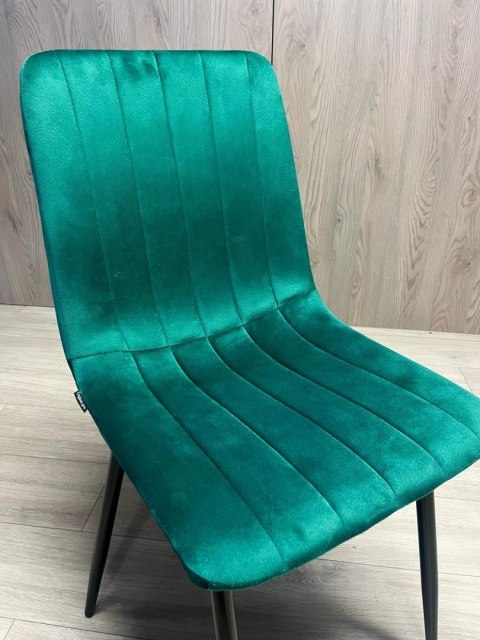 Lugano Krzesło tapicerowane AURORA VELVET GREEN