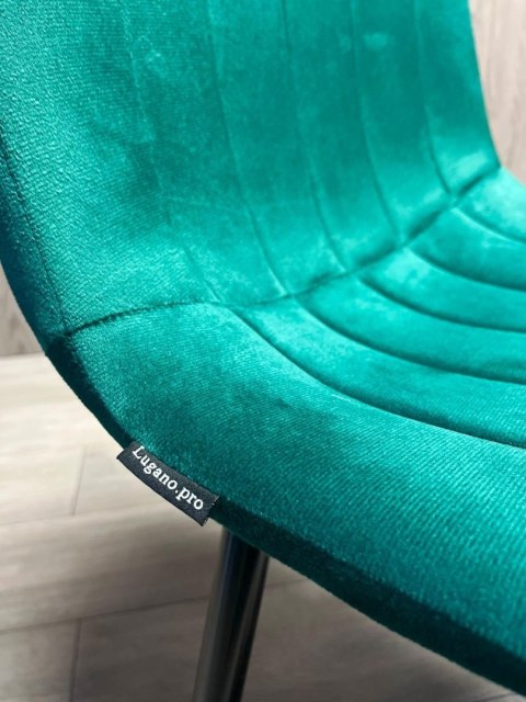 Lugano Krzesło tapicerowane AURORA VELVET GREEN