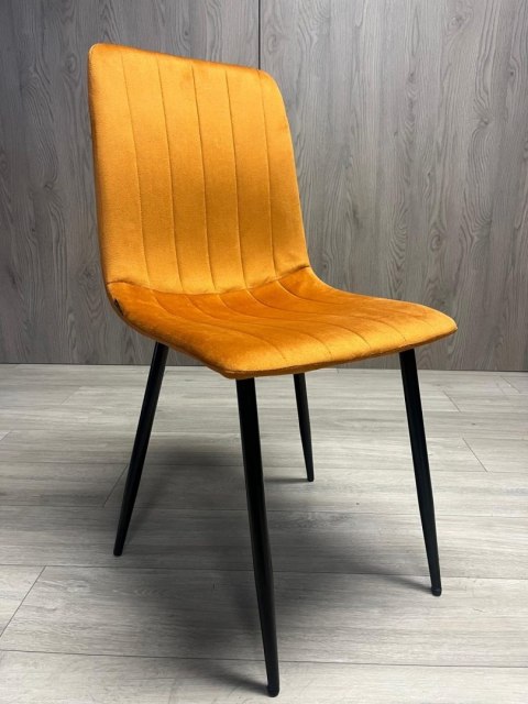 Lugano Krzesło tapicerowane AURORA VELVET HONEY