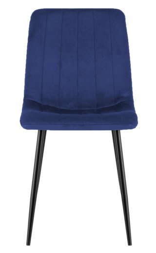 Lugano Krzesło tapicerowane AURORA VELVET NAVY BLUE