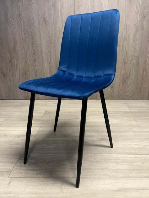 Lugano Krzesło tapicerowane AURORA VELVET NAVY BLUE