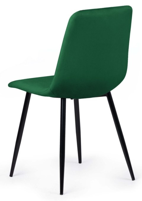 Lugano Krzesło tapicerowane TRIO VELVET GREEN