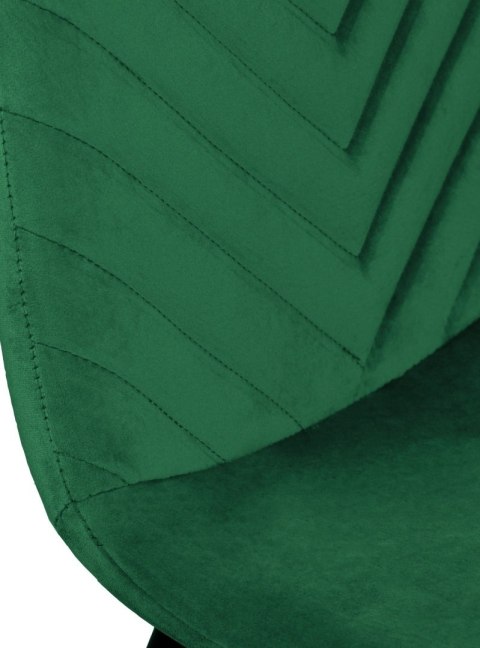 Lugano Krzesło tapicerowane TRIO VELVET GREEN