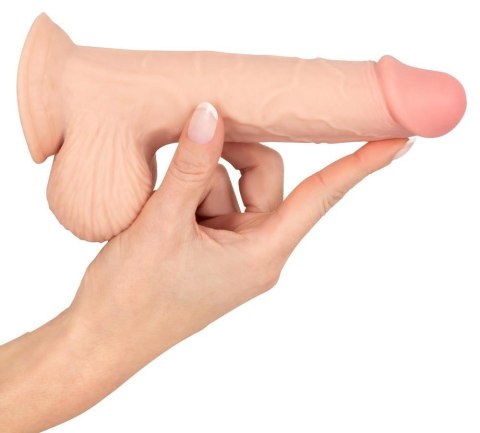 Dildo realistyczne z ruchomą skórą Nature Skin 19 cm