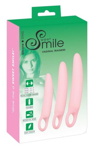 Zestaw dild analnych Sweet Smile silikonowy 3 sztuki