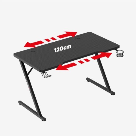 Biurko gamingowe Hero 2.5 Black 120 cm