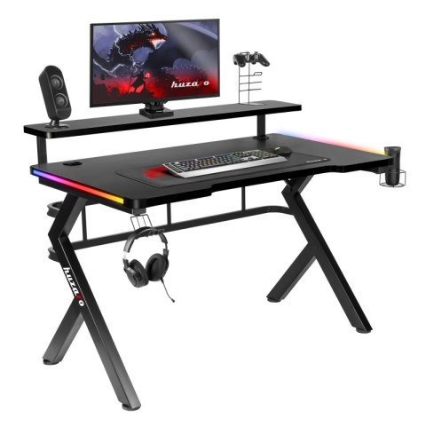 Biurko gamingowe Hero 5.0 RGB Black 120 cm