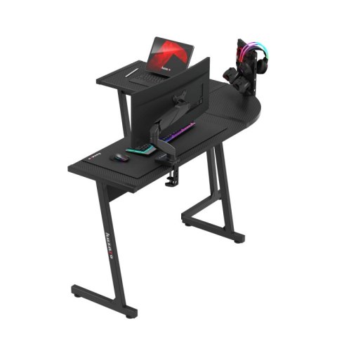 Biurko gamingowe narożne Hero 6.0 Black 147 cm