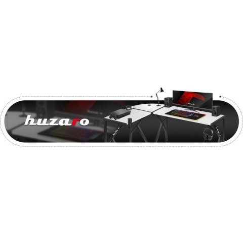 Biurko gamingowe narożne Hero 6.3 White 154 cm