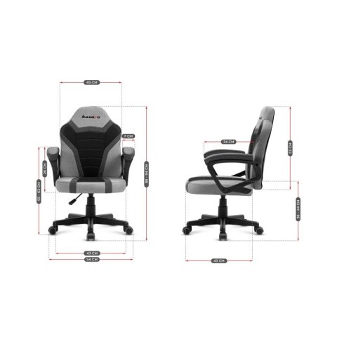 Fotel gamingowy dla dziecka Ranger 1.0 Grey Mesh