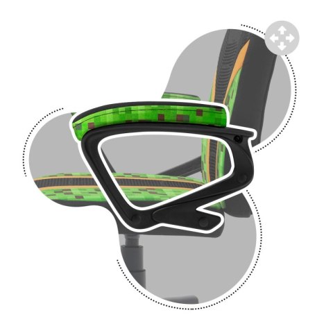 Fotel gamingowy dla dziecka Ranger 1.0 Pixel Mesh