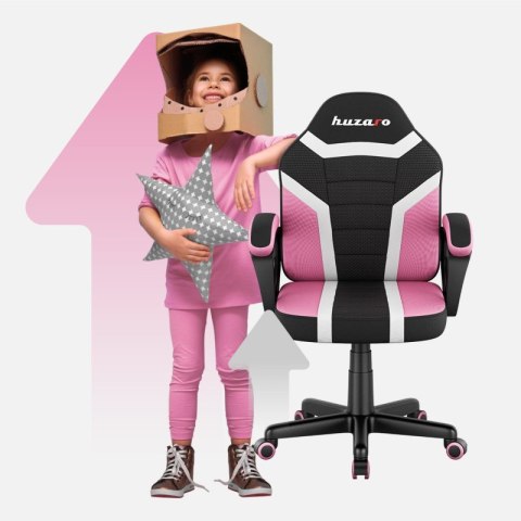 Fotel gamingowy dla dziecka Ranger 1.0 Pink Mesh