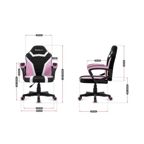 Fotel gamingowy dla dziecka Ranger 1.0 Pink Mesh