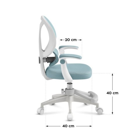 Fotel obrotowy dla dziecka Junior 4.5 Mint