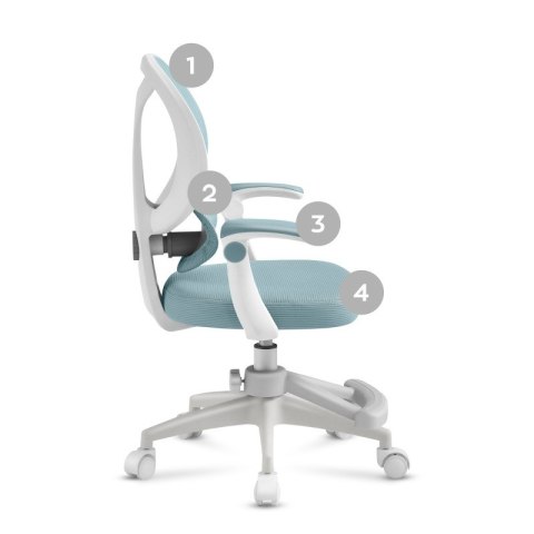 Fotel obrotowy dla dziecka Junior 4.5 Mint