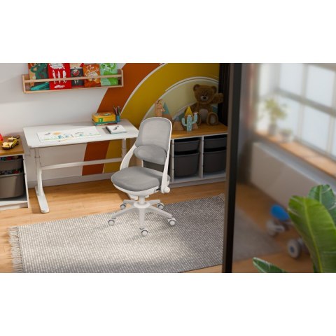 Fotel obrotowy dla dziecka Junior 4.7 Grey