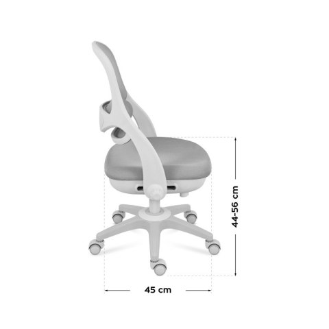 Fotel obrotowy dla dziecka Junior 4.7 Grey