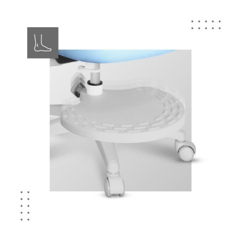Fotel obrotowy dla dziecka Junior 5.0 Blue