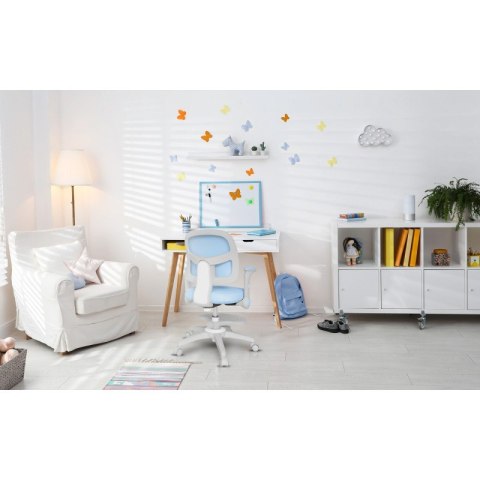 Fotel obrotowy dla dziecka Junior 5.0 Blue