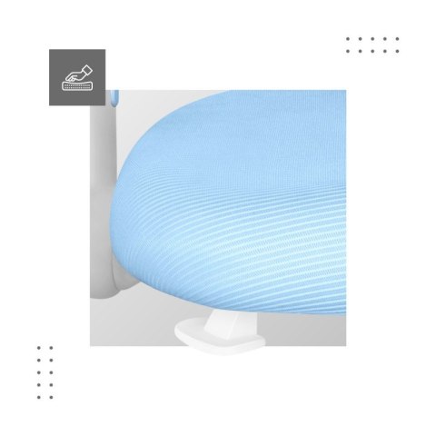 Fotel obrotowy dla dziecka Junior 5.0 Blue