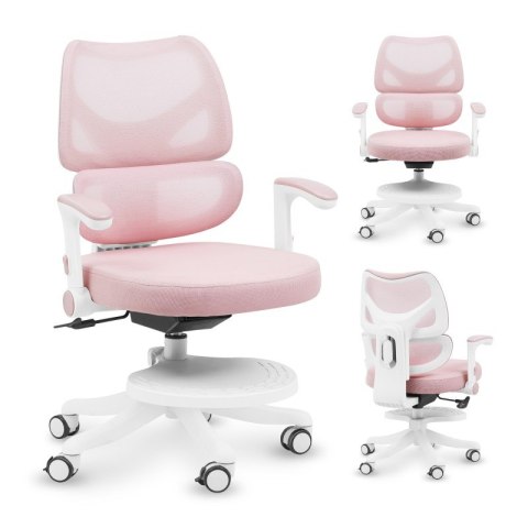 Fotel obrotowy dla dziecka Junior 5.3 Pink
