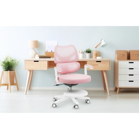 Fotel obrotowy dla dziecka Junior 5.3 Pink