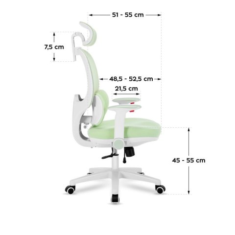 Fotel obrotowy dla dziecka Junior 6.3 Green