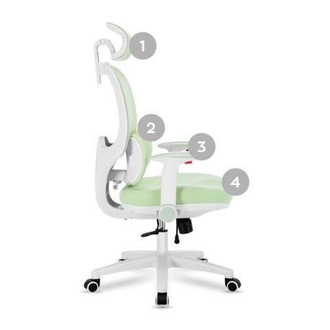Fotel obrotowy dla dziecka Junior 6.3 Green