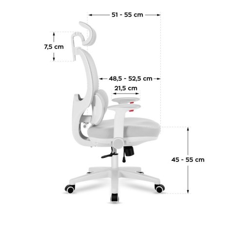Fotel obrotowy dla dziecka Junior 6.3 Grey