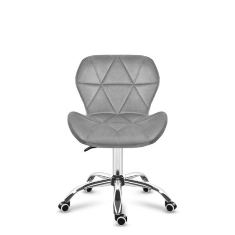 Krzesło obrotowe welurowe Future 3.0 Grey Velur
