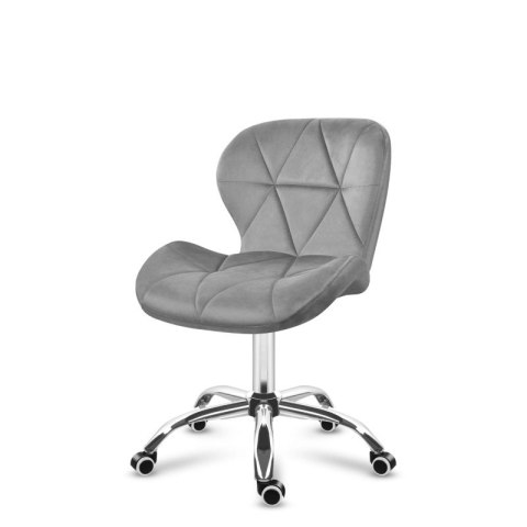 Krzesło obrotowe welurowe Future 3.0 Grey Velur