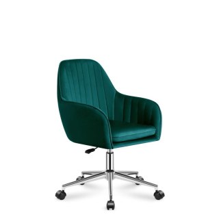 Krzesło obrotowe welurowe Future 5.2 Green